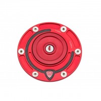 CNC Racing Quick Release Gas Cap With KEY for MV 3 cylinder Models, Aprilia, KTM, and Triumph